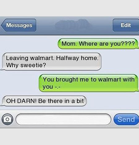 Funny-Text-Messages-You-brought-me-to-Walmart-with-you