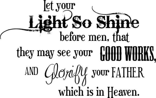 Let your Light Shine