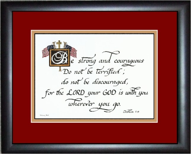 Scriptural Calligraphy Page