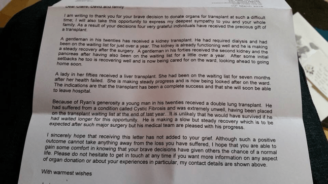 organ donation kindness