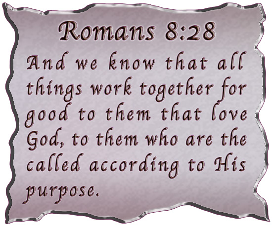 And we know that in all things God works for the good of those who ___
